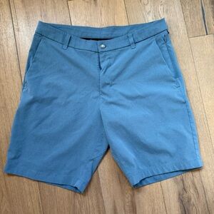 Lululemon ABC Classic Fit Shorts 7” Size 33 Aqua Blue